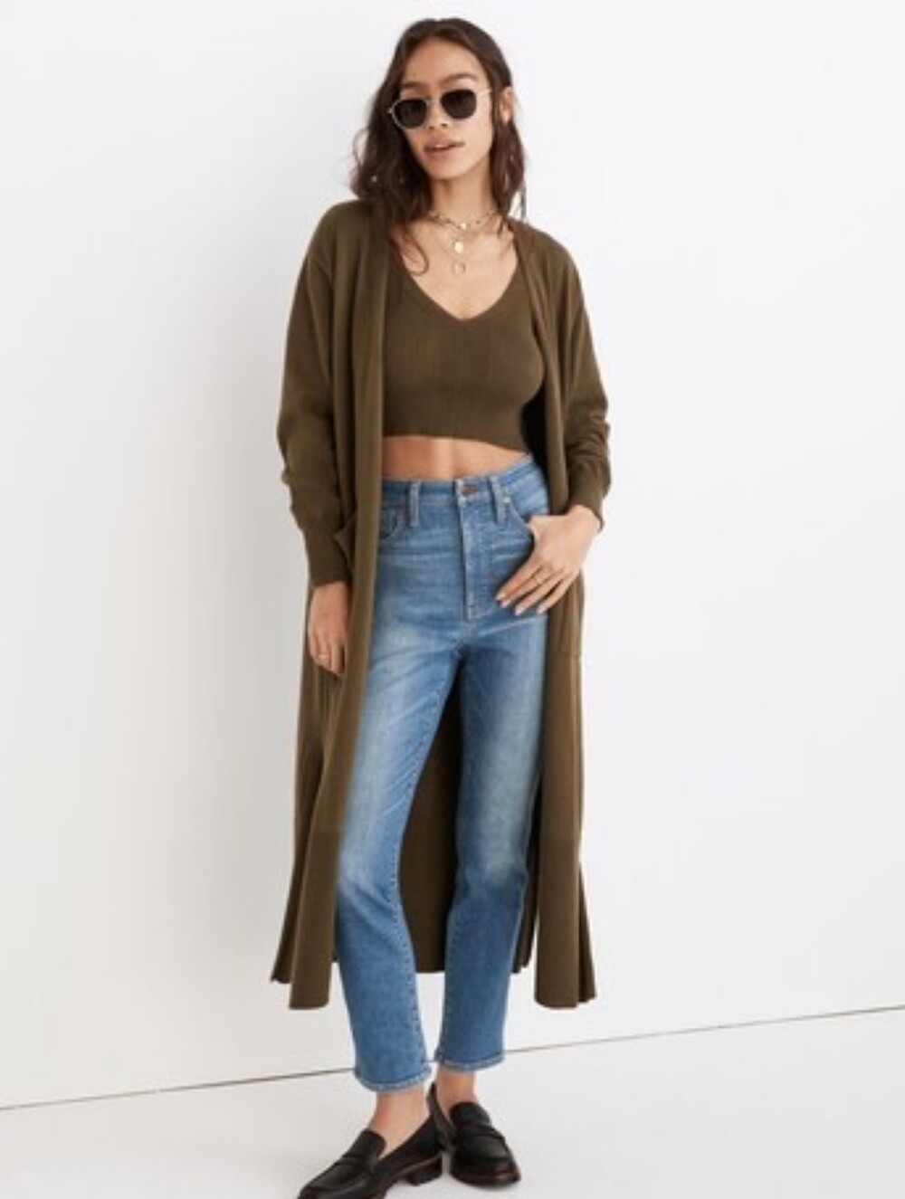 NWOT Madewell Brodale Duster Cardigan Sweater - Picture 3 of 4